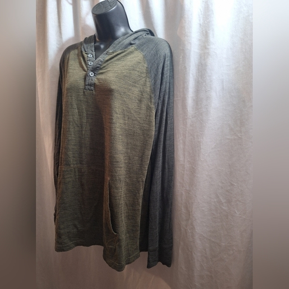 Faded glory thin hoodie raglan sleeves size large - Picture 3 of 6